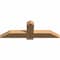 Ekena Millwork Eugene Smooth Timber Gable Bracket, Western Red Cedar, 48"W x 16"H x 3 1/2"D x 5 1/2"F, 8/12 Pitch GBW048X16X0406EUG00SWR - alternate 4
